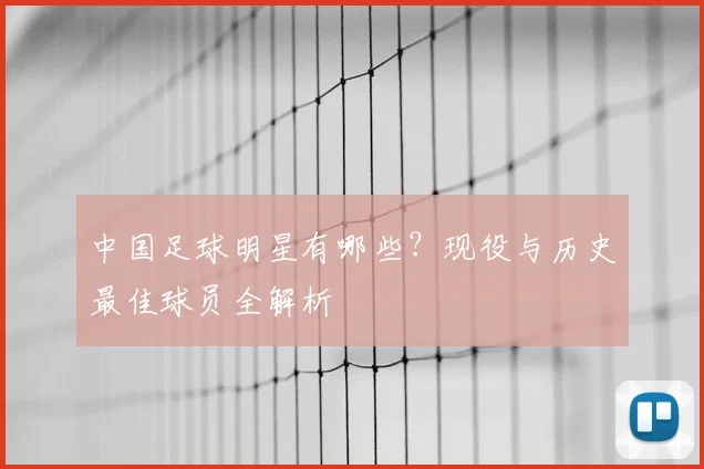 中国足球明星有哪些？现役与历史最佳球员全解析